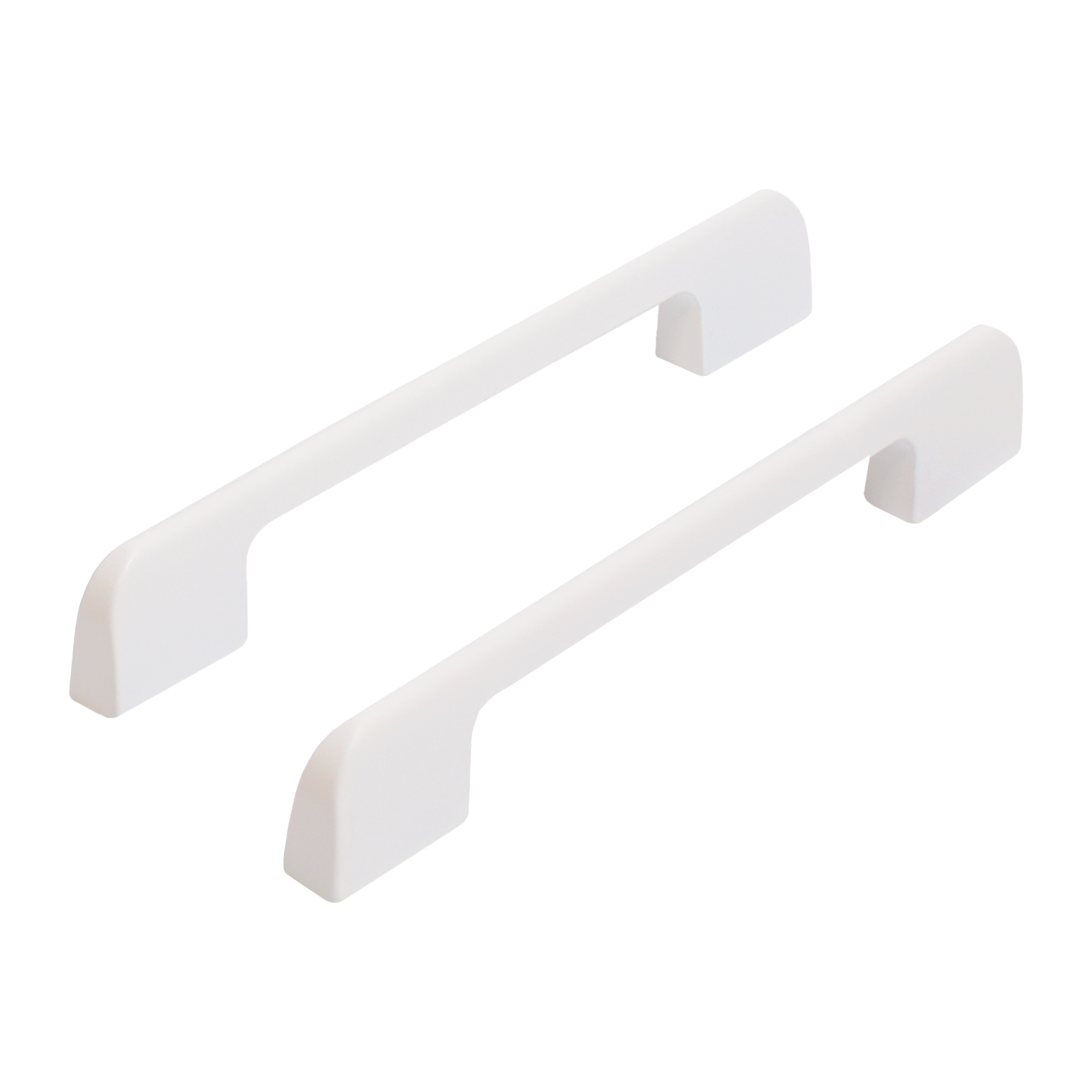 Ручка-скоба мебельная StahlBuro A300-128 2шт., W матовый белый