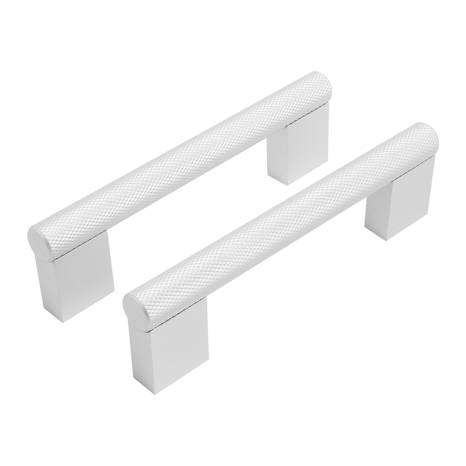 Ручка-скоба мебельная StahlBuro AP2315-96 2шт., W матовый белый хром