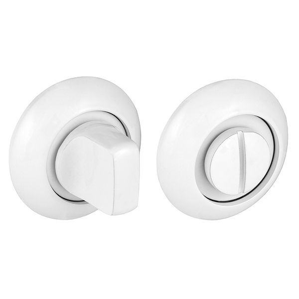 Завертка сантехническая к ручкам АЛЛЮР АРТ BK-R1 W(31110) матовый белый