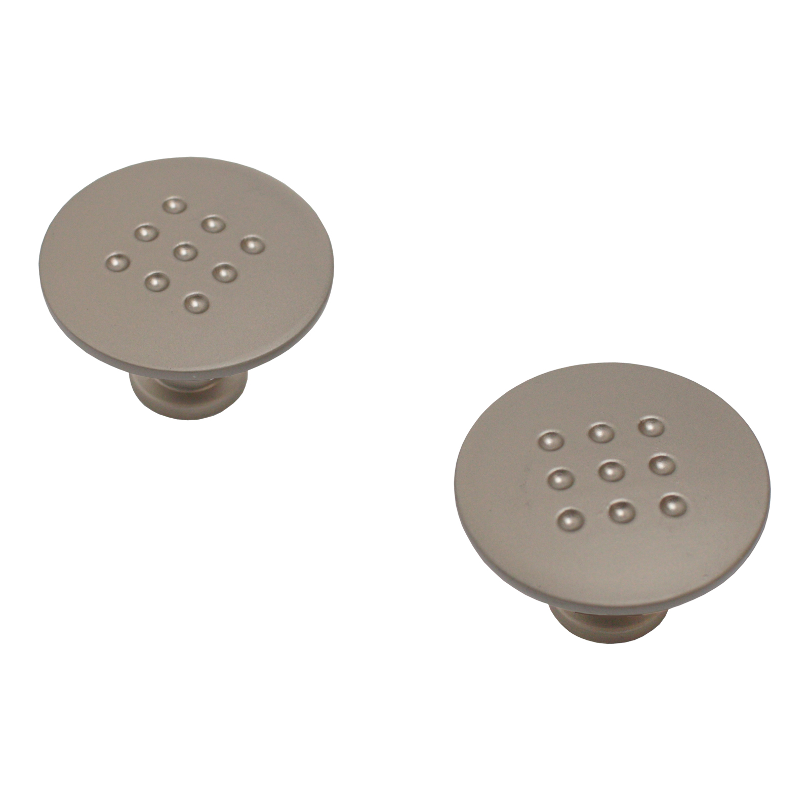 Ручка-кнопка мебельная StahlBuro A507 2шт., SN сатин