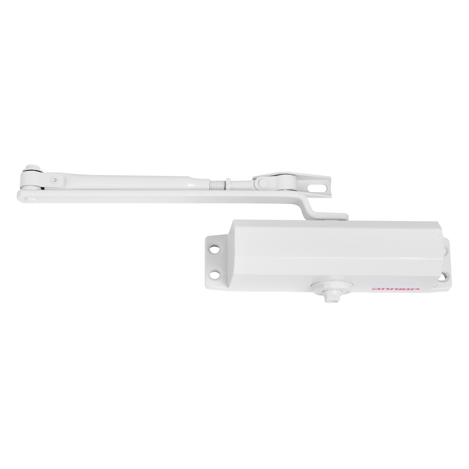 Доводчик дверной АЛЛЮР COMFORT ДД 168/3-5 A-W (до 120 кг) белый
