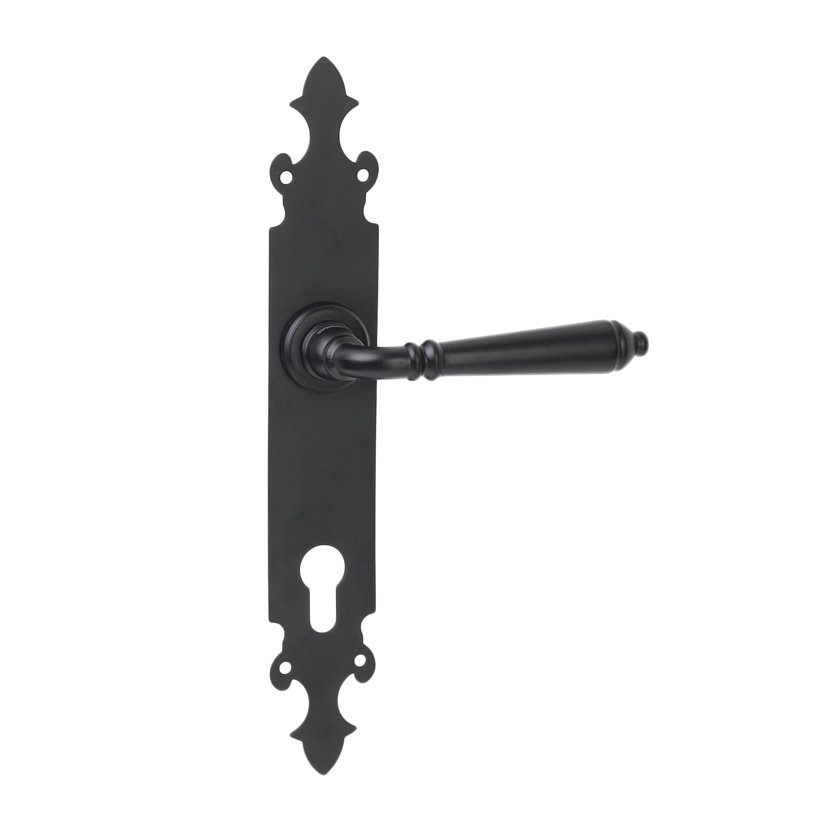 Комплект ручек АЛЛЮР РН-57А(56А) 85 мм BL матовый черный