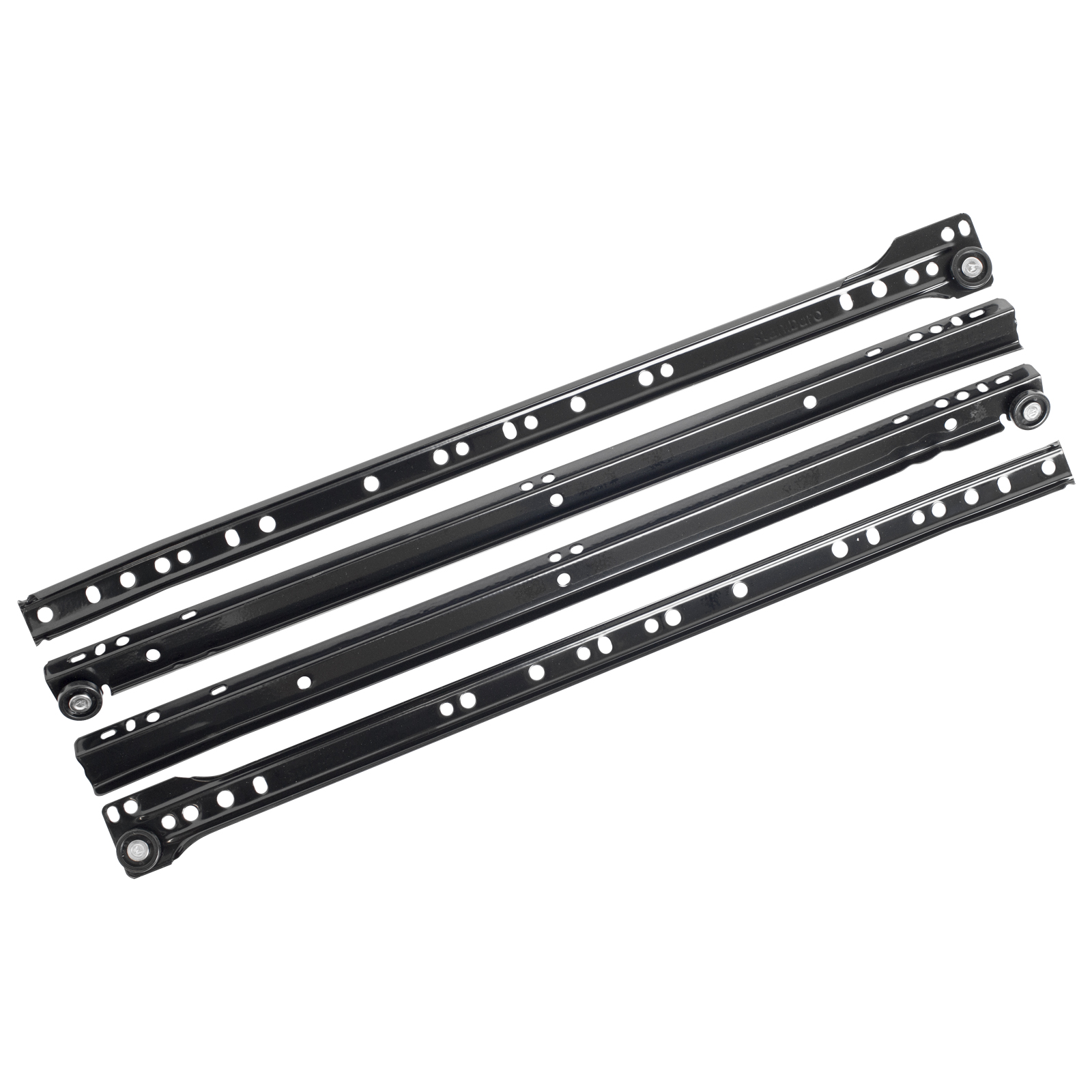 Направляющие роликовые StahlBuro 450/0,8 мм черный