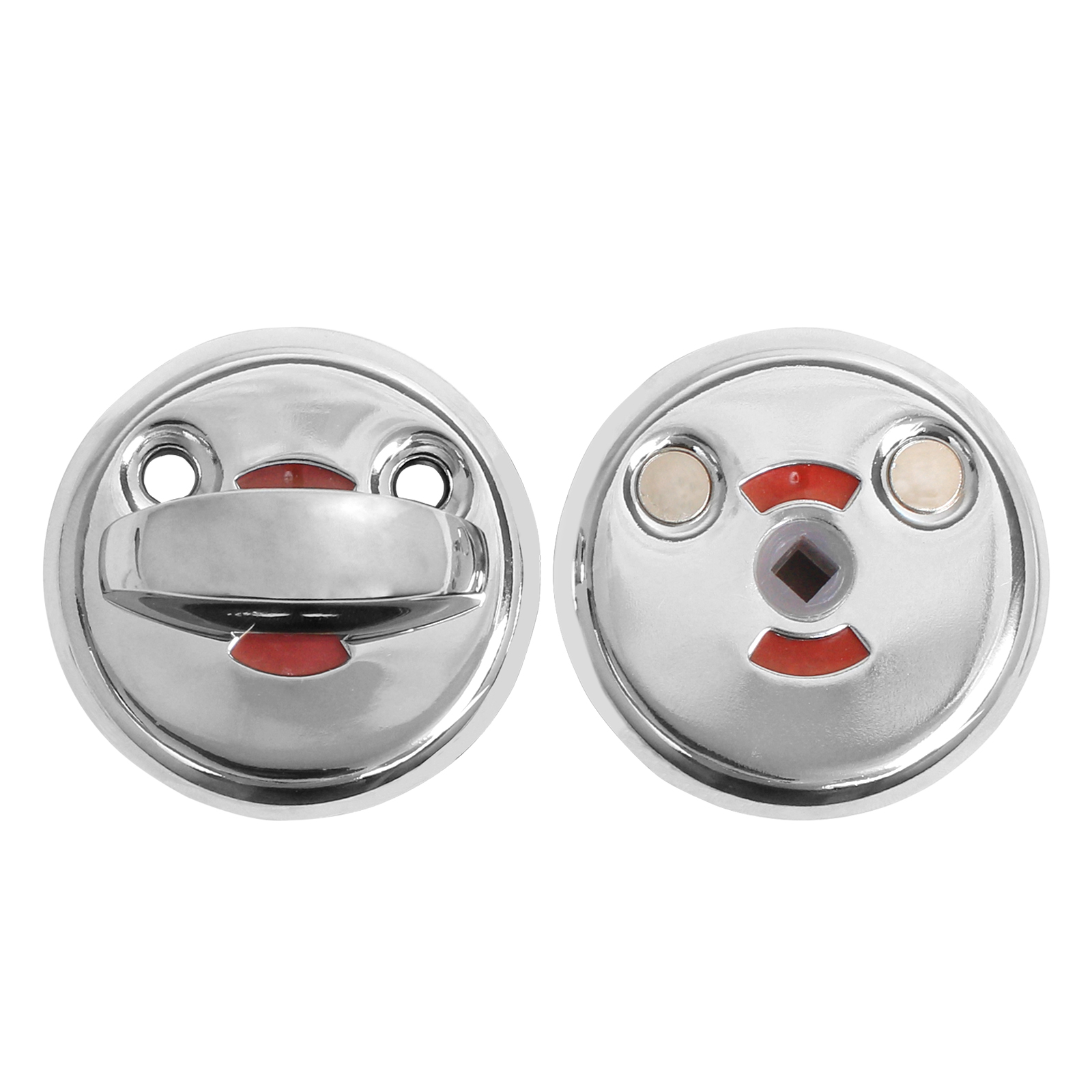 Сантехзавертка к ручкам АЛЛЮР 0350WC CP хром для финских дверей