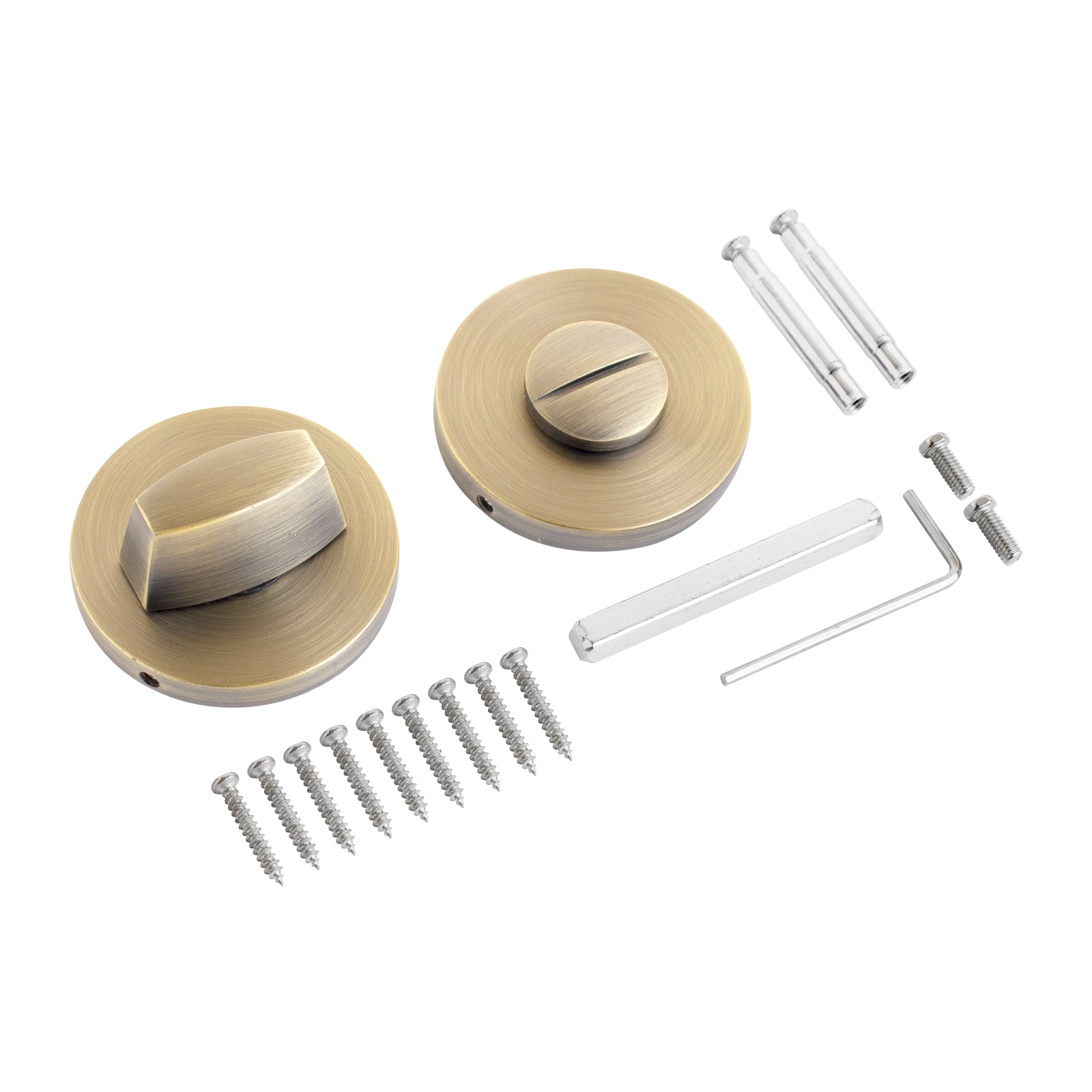 Сантехническая завертка к ручкам АЛЛЮР АРТ BK-R9 MAB(0130) мат.бронза