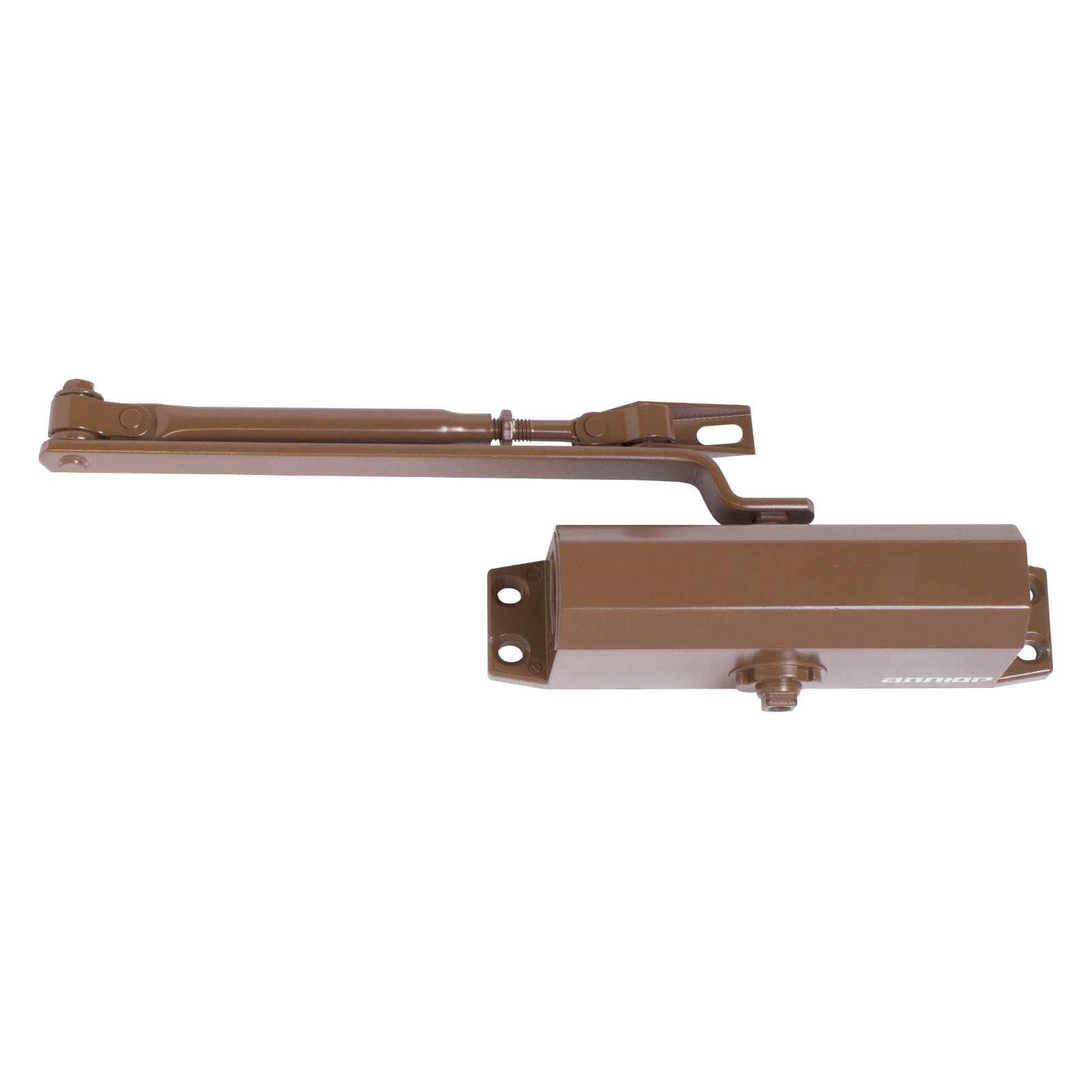 Доводчик дверной АЛЛЮР COMFORT ДД 165/3-4 A-C (до 100 кг) коричневый