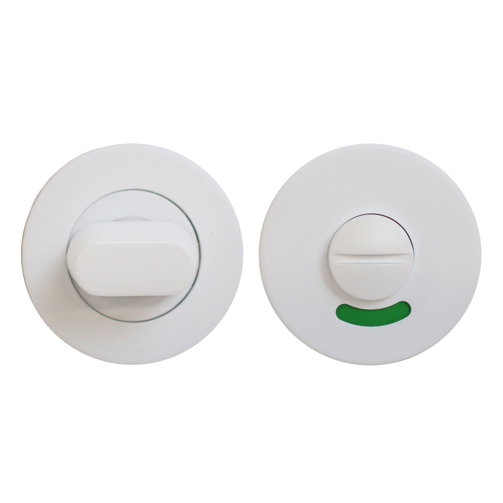 Сантехническая завертка к ручкам СТАНДАРТ 02WC SS WHITE БЕЛАЯ INOX нержавеющая сталь