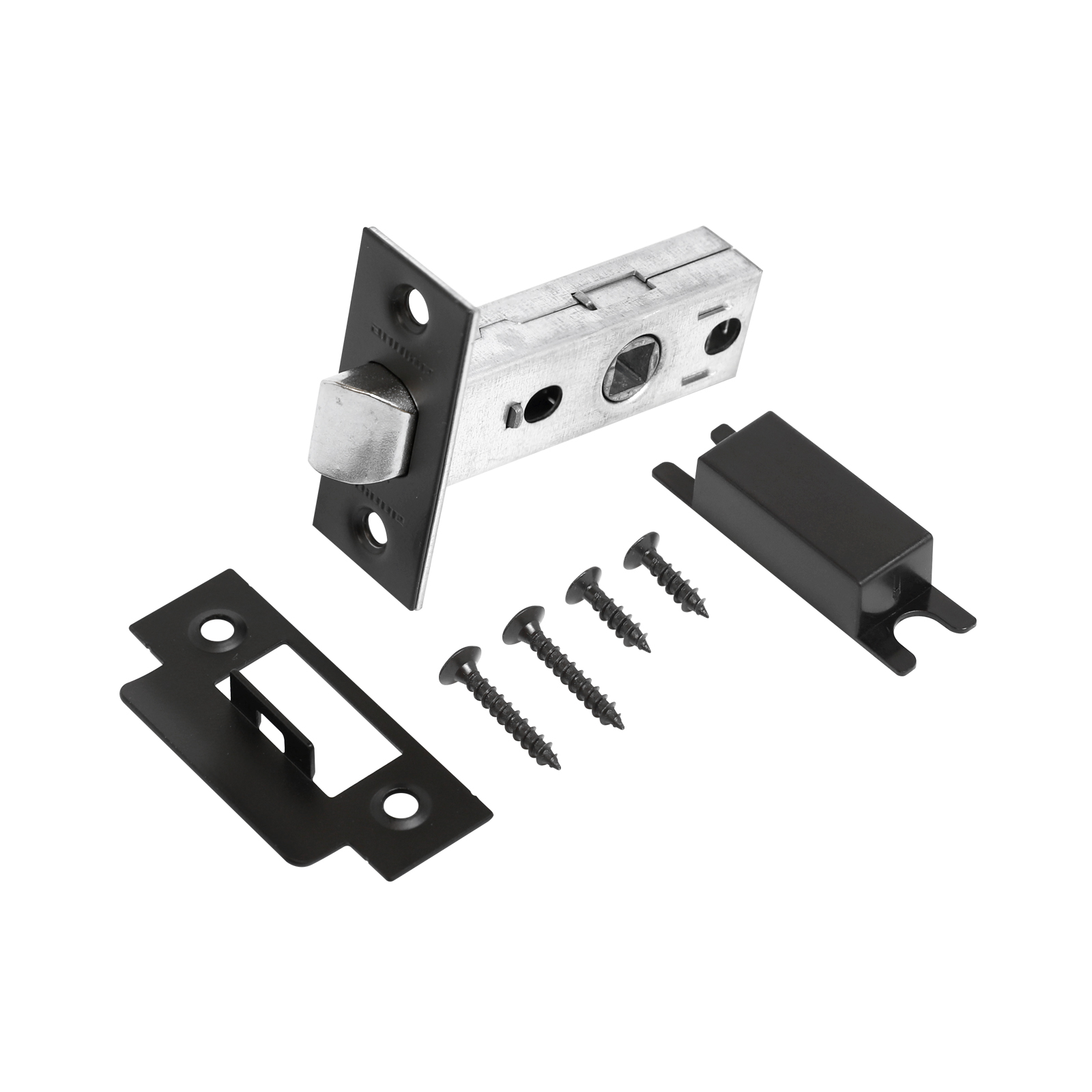 Защёлка  АЛЛЮР АРТ L45-8 BL матовый черный