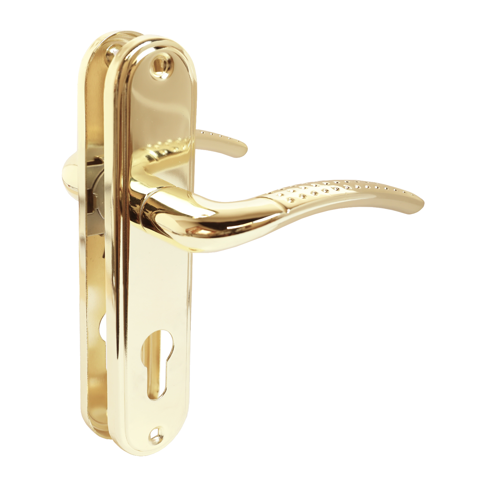 Комплект ручек АЛЛЮР 132-1 61,5 мм GP латунь