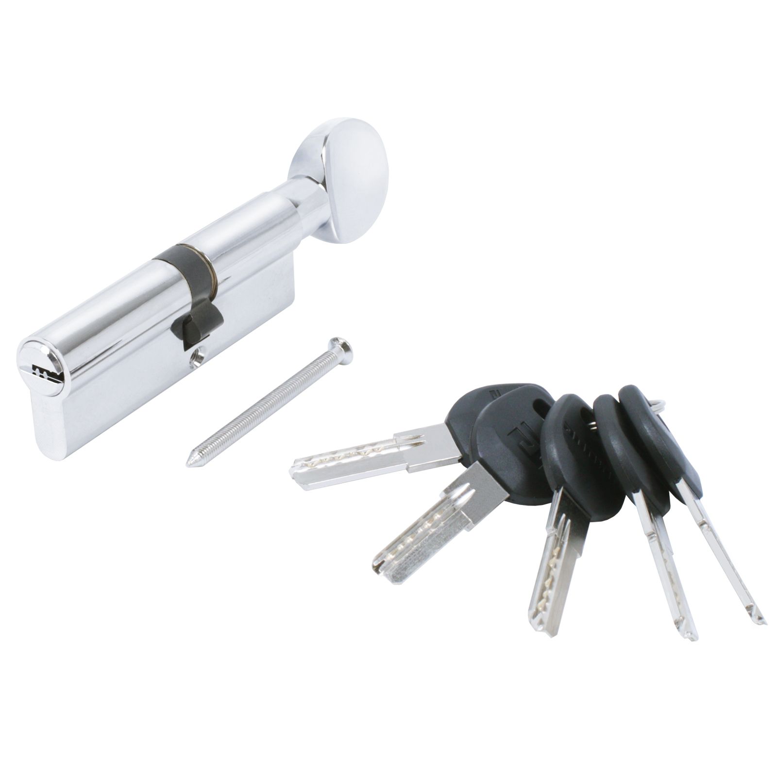 Цилиндровый механизм АЛЛЮР HD FG 90-5К CP (40Gx50) хром