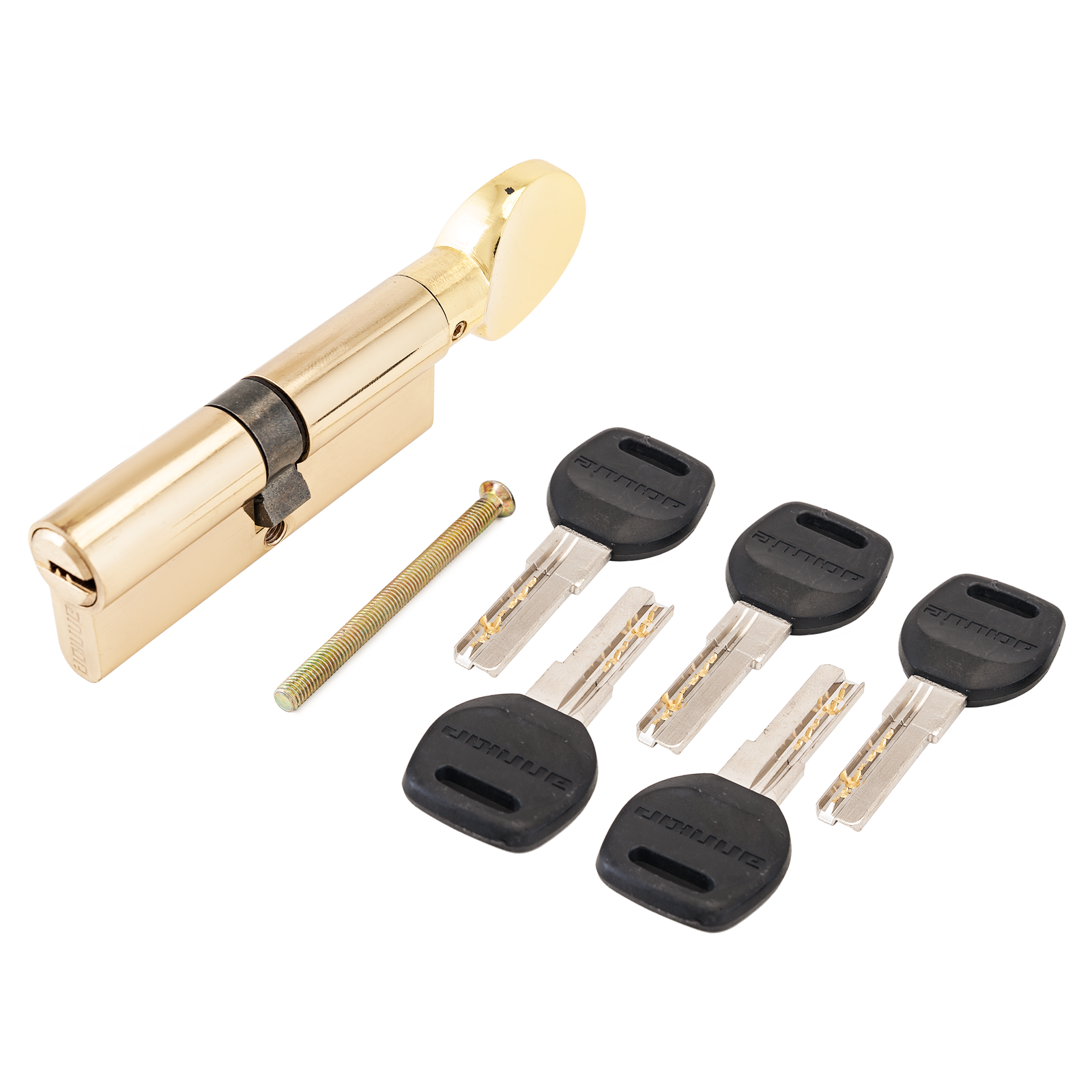 Цилиндровый механизм АЛЛЮР HD FG 80-5К BP (40x40G) латунь