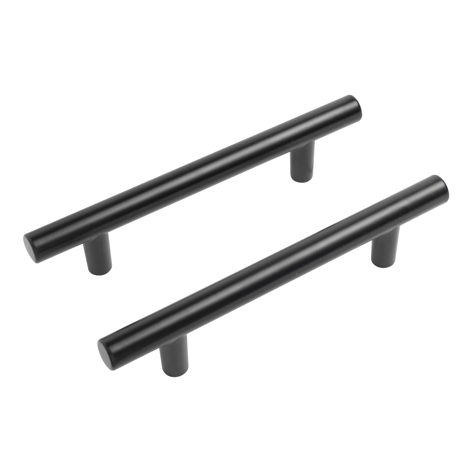 Ручка-скоба мебельная StahlBuro A8925-96 2шт., BL матовый черный