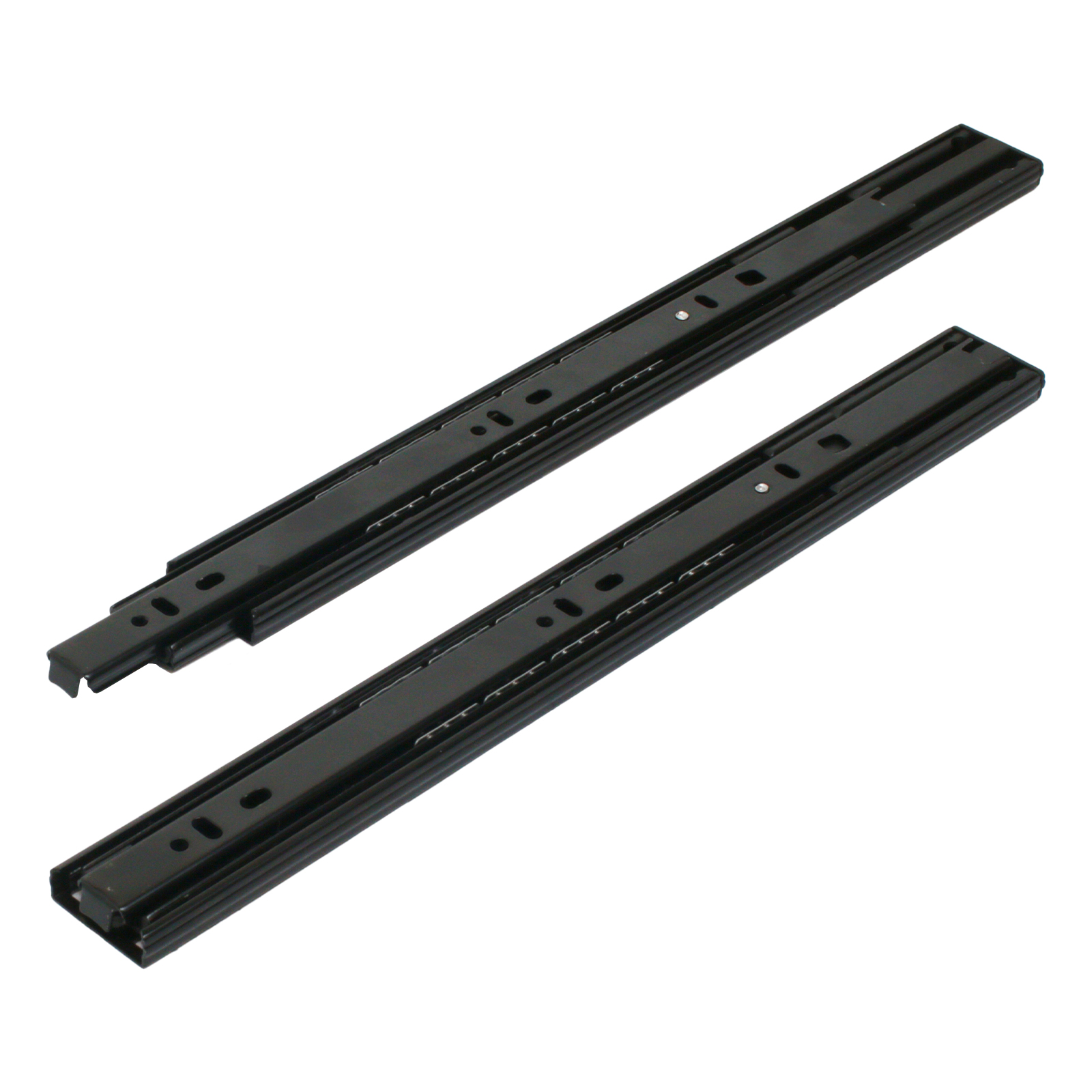 "Направляющие шариковые с доводчиком StahlBuro 35-350 /14""/ черный"