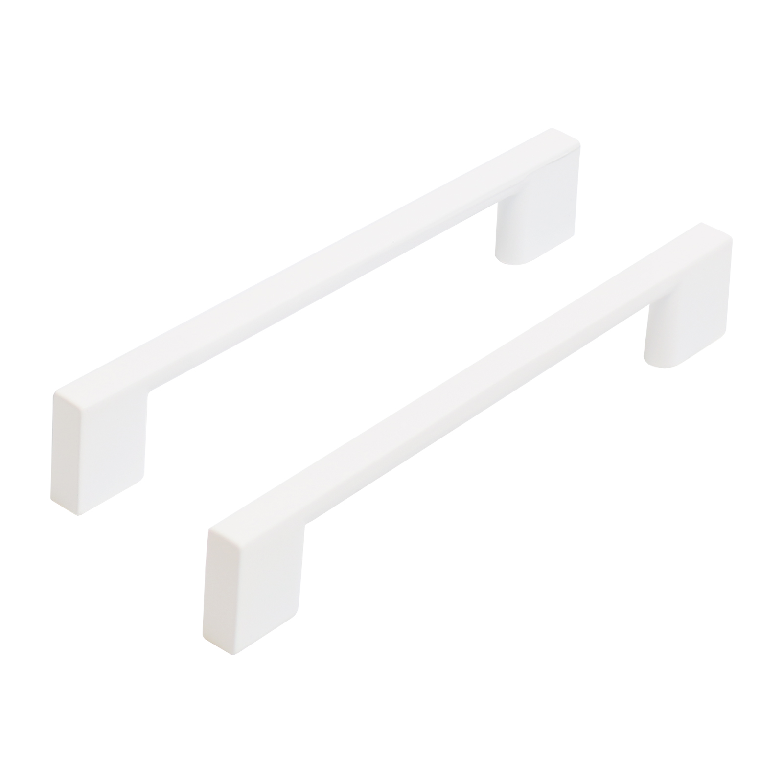 Ручка-скоба мебельная StahlBuro A302-128 2шт., W матовый белый