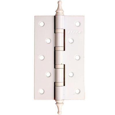 Петля дверная Аллюр 2553 4BB-CHP WW 4 подш.,коронка белая 127х76