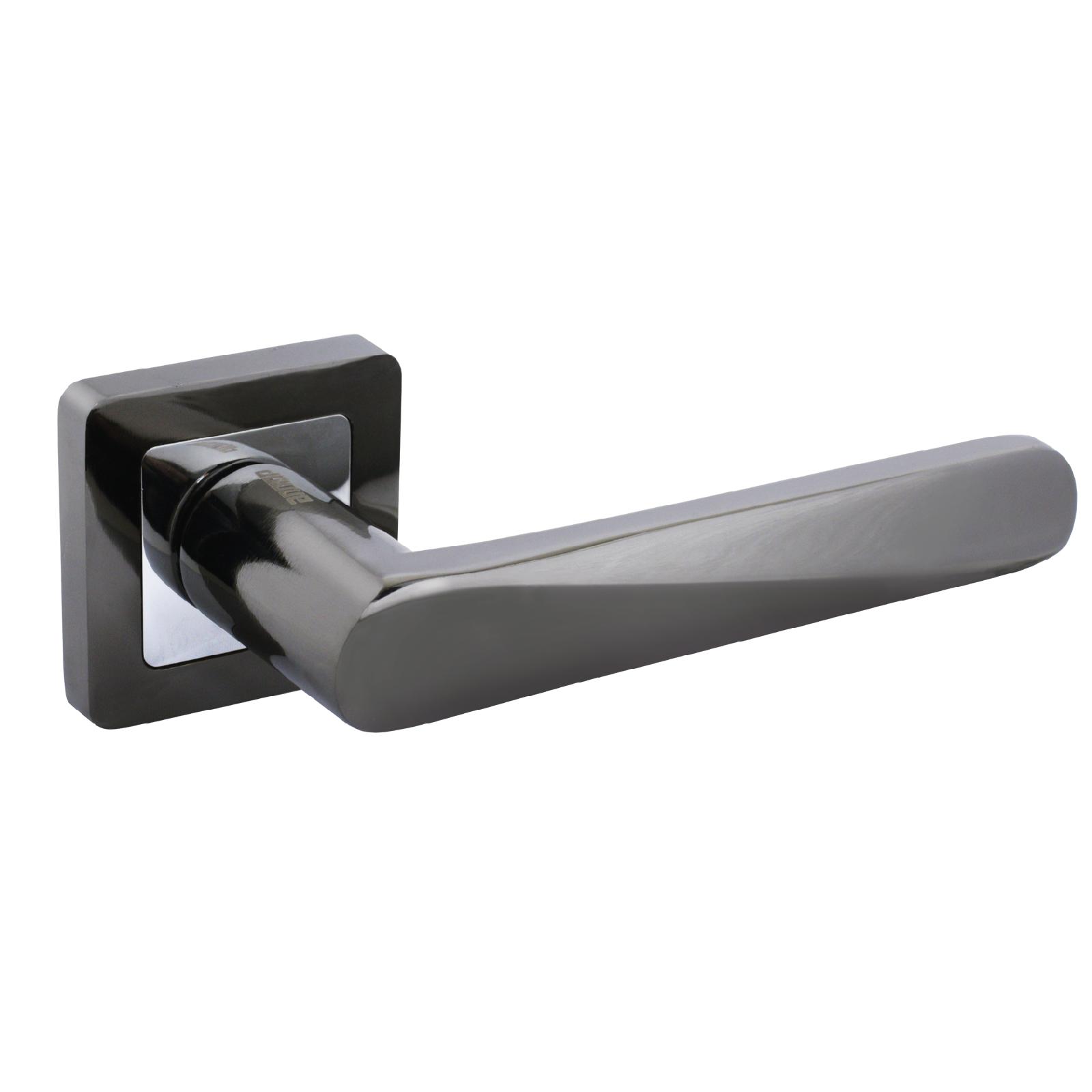 Ручка на круглой накладке (комплект). АЛЛЮР АРТ   УМА BT (27140) черный титан