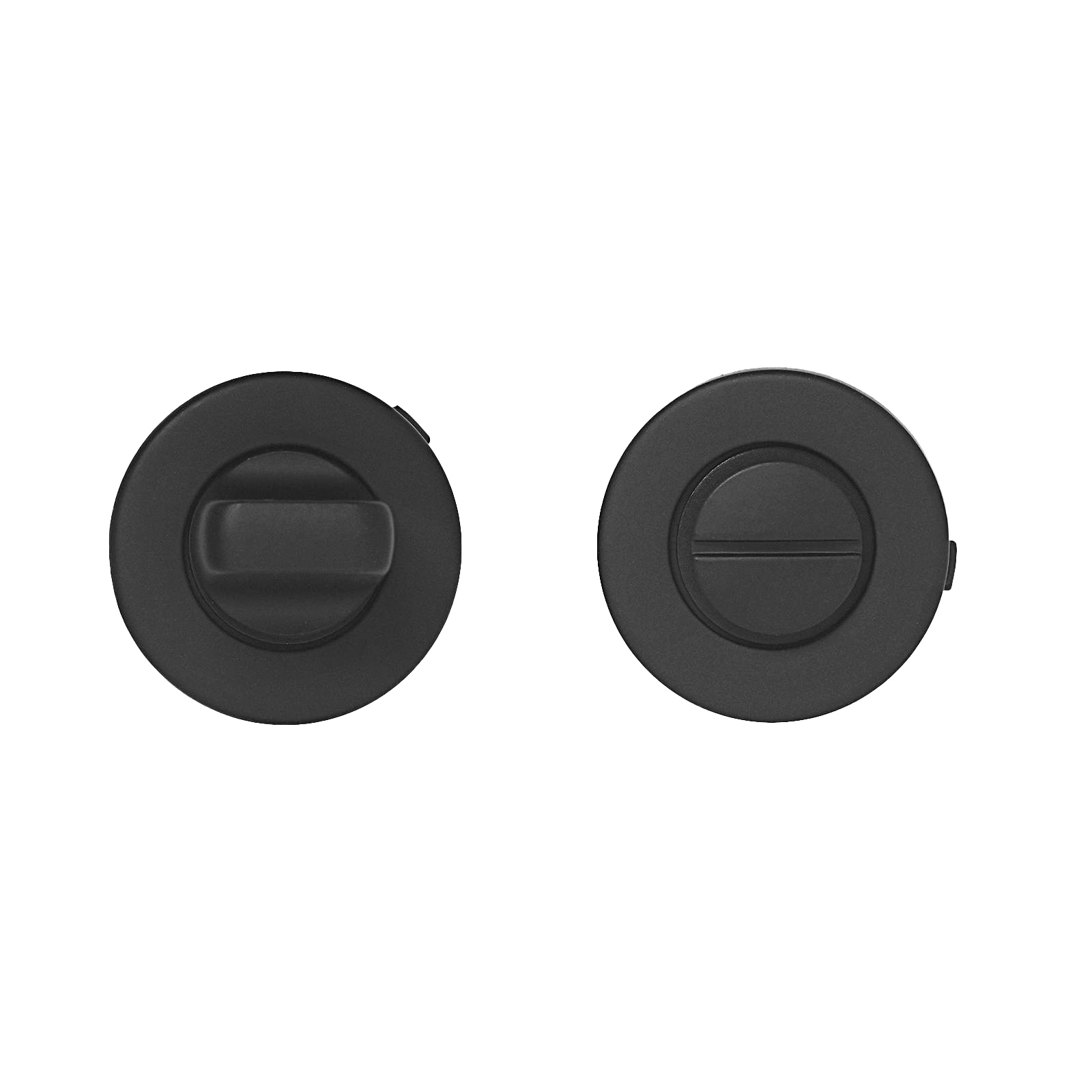 Сантехническая завертка к ручкам АЛЛЮР 1800BK WC BL матовый черный