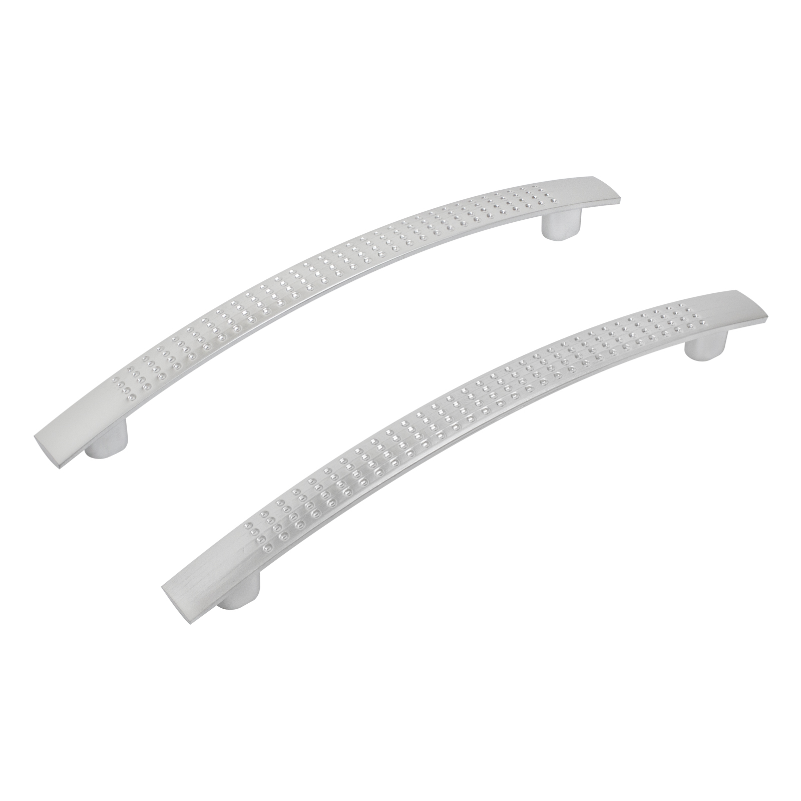 Ручка-скоба мебельная StahlBuro A345-128 2шт., SC матовый хром