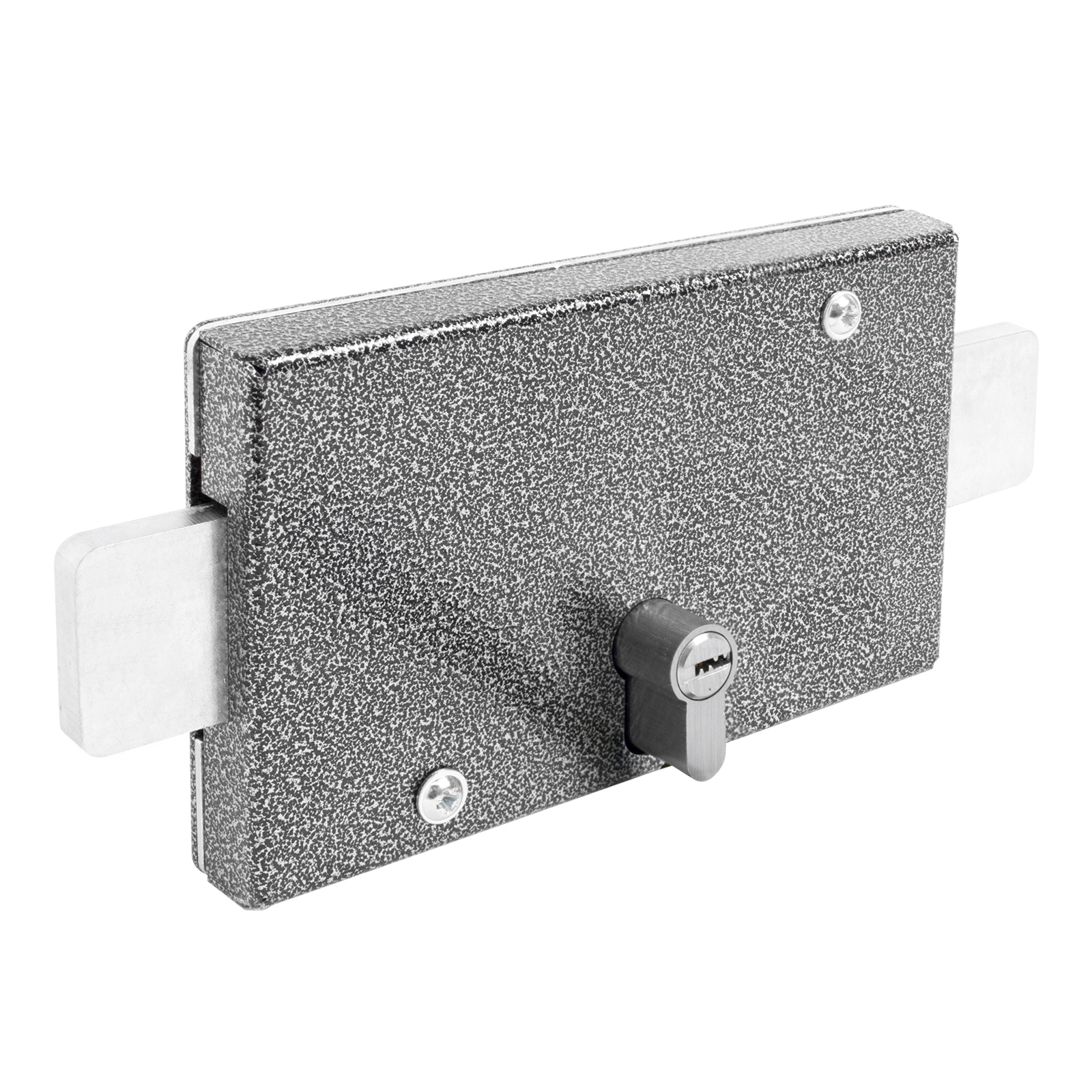 Замок накладной АЛЛЮР ЗГЦ серебро