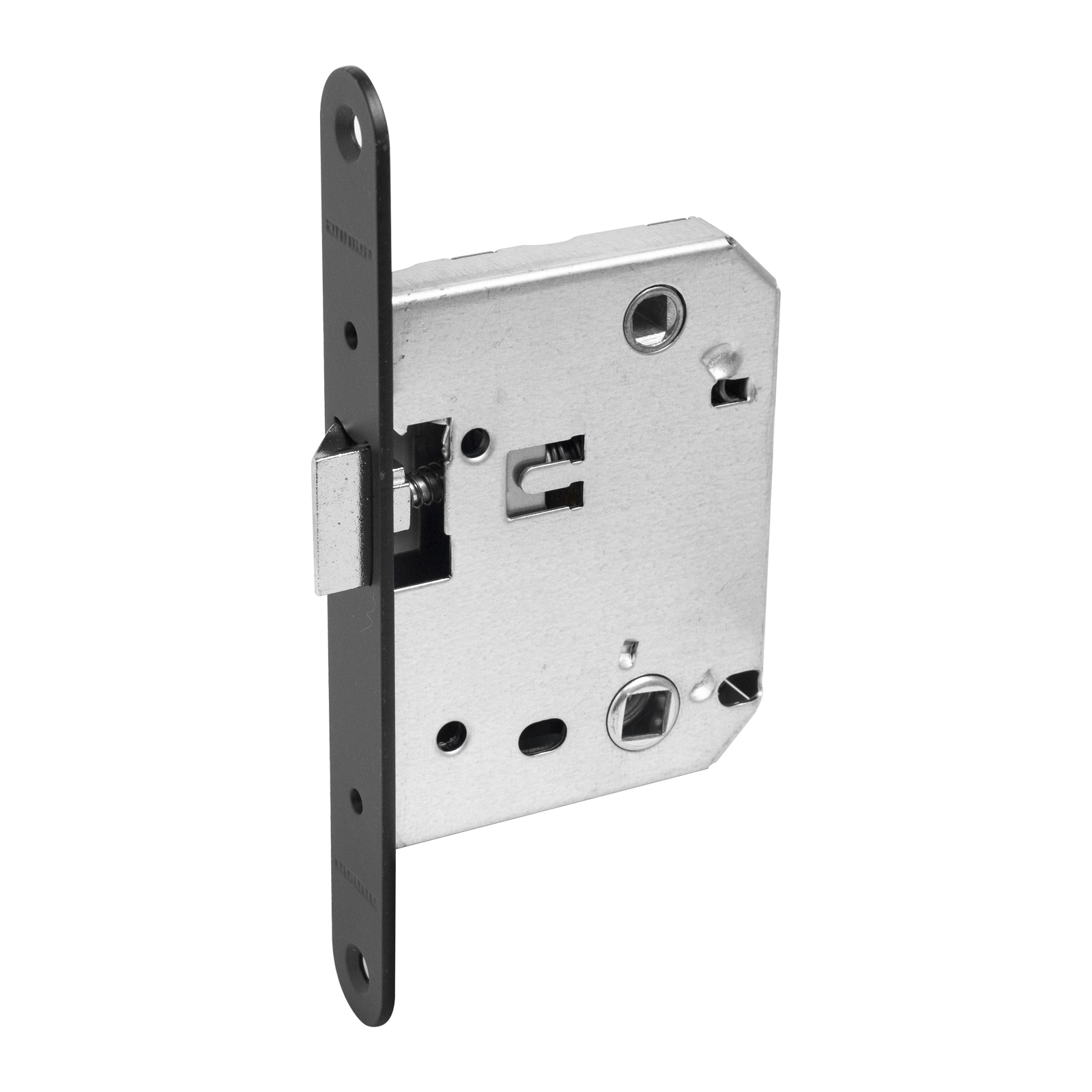 Защёлка АЛЛЮР АРТ L7050R BL матовый черный