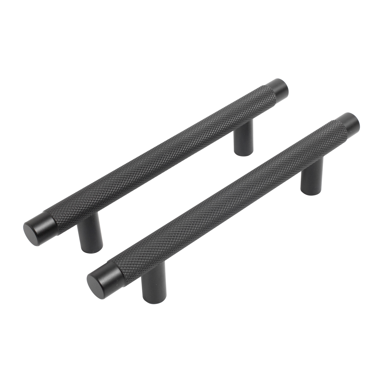 Ручка-скоба мебельная StahlBuro AP2308-96 2шт., BL матовый черный