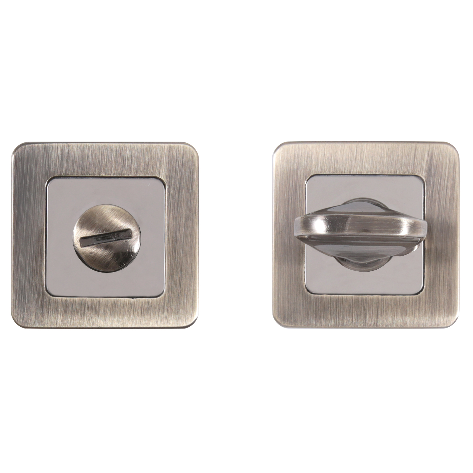 Сантехническая завертка к ручкам АЛЛЮР АРТ BK-S1 AB/CP(4102) ст.бронза/хром