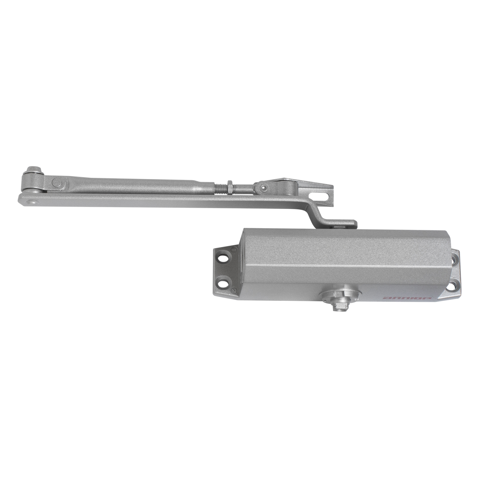 Доводчик дверной АЛЛЮР COMFORT ДД 168/3-5 A-S (до 120 кг) серебро