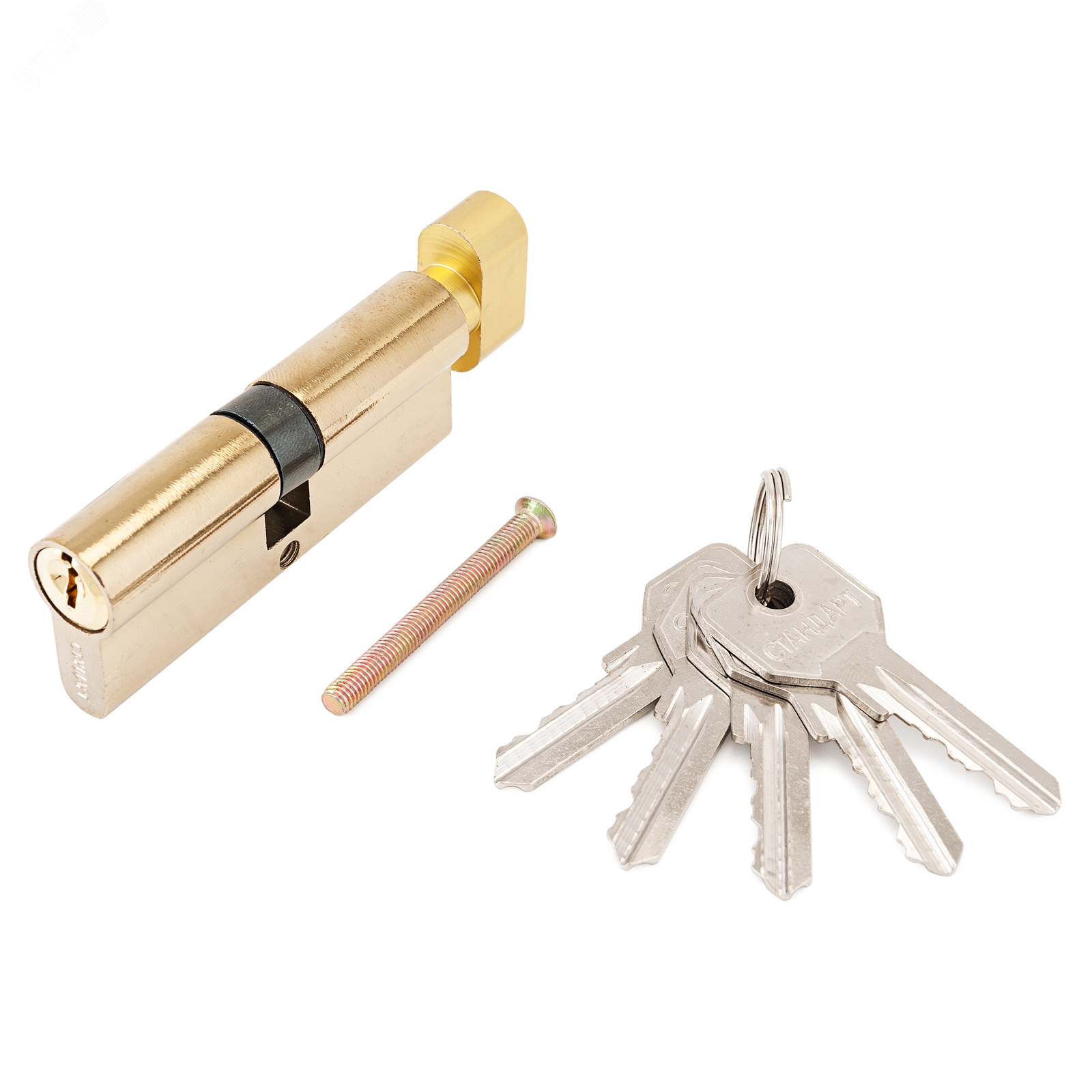 Изображение товара Механизм цилиндровый для врезных замков Стандарт Z.I.80В-5K (35Bx10x35) BP золото