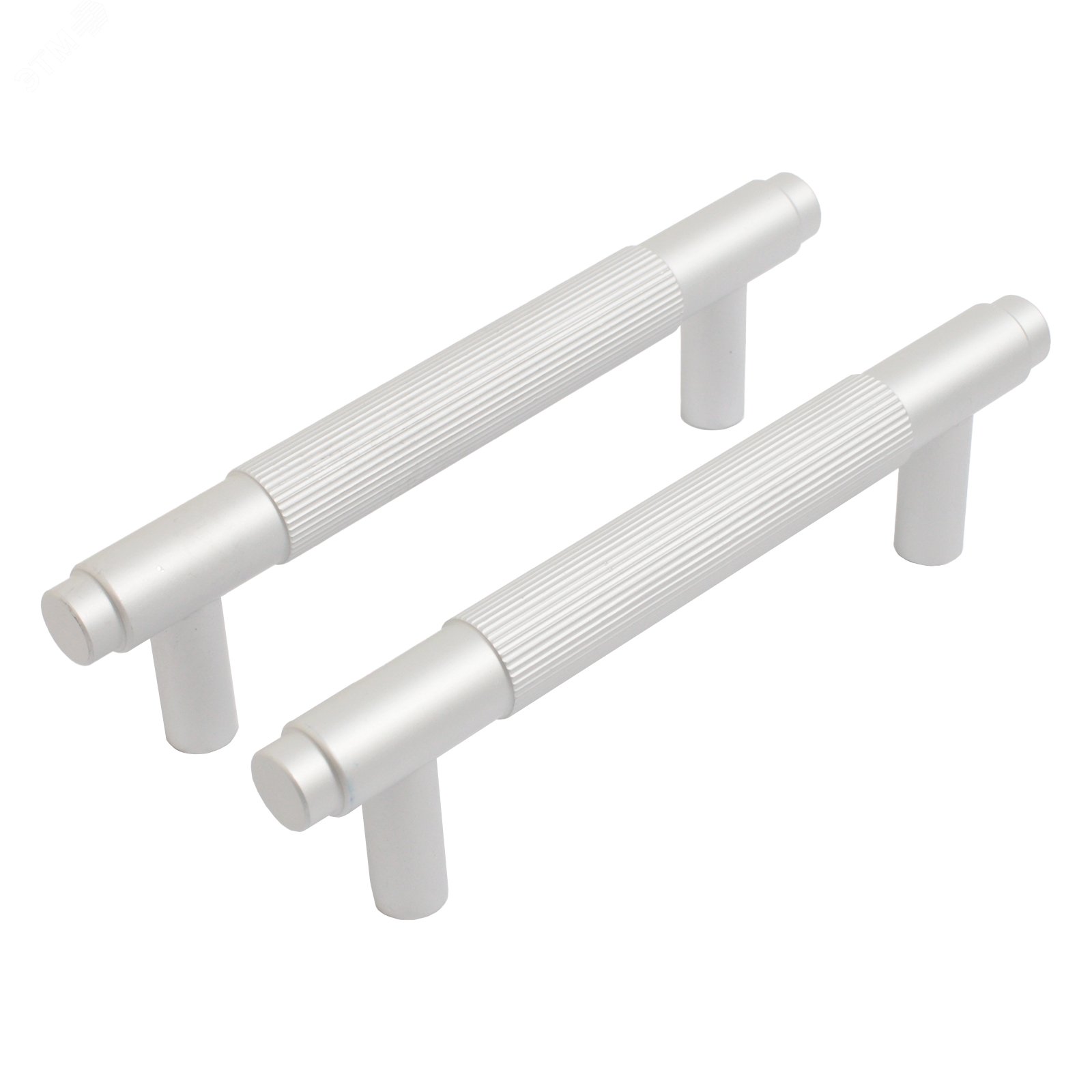 Изображение товара Мебельная ручка-скоба StahlBuro AP2309-96 2 шт. матовый белый хром