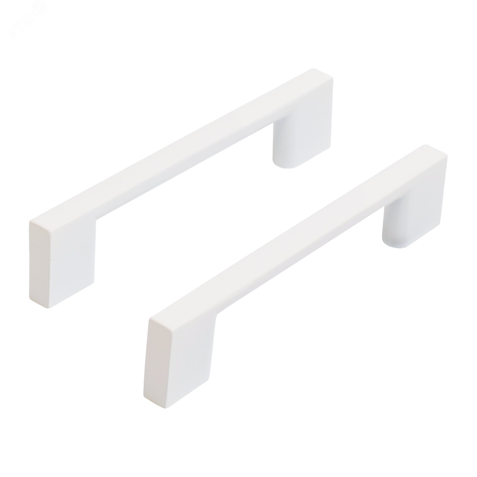 Изображение товара Мебельные ручки-скобы StahlBuro A302-96 комплект 2 шт белый матовый