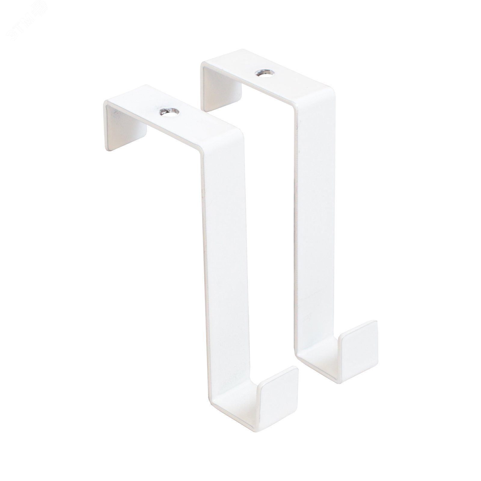 Изображение товара Крючок на дверь АЛЛЮР КДН-2 белый (20х40), прочный и удобный