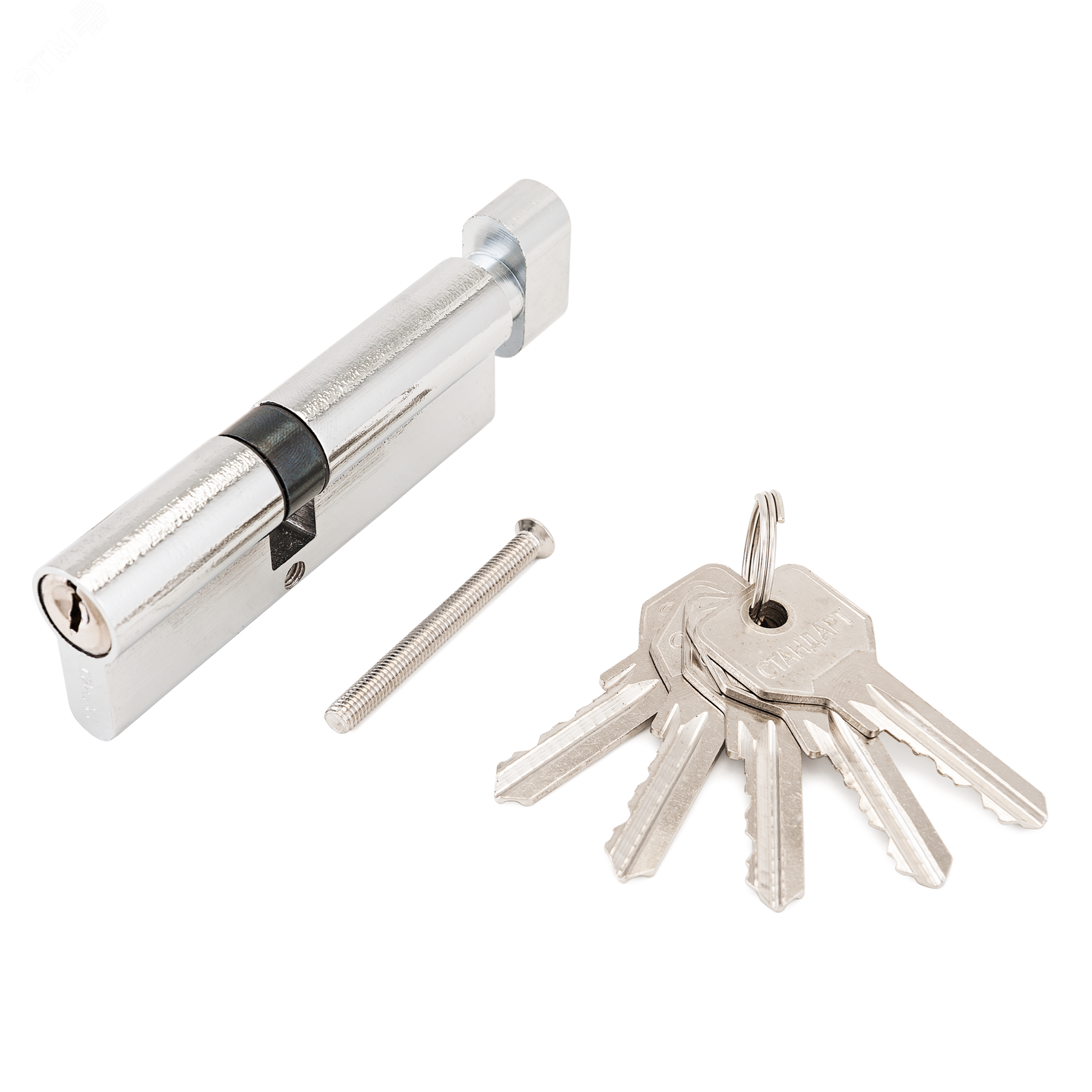 Изображение товара Механизм цилиндровый для врезных замков Z.I.90В-5K хром 90 мм