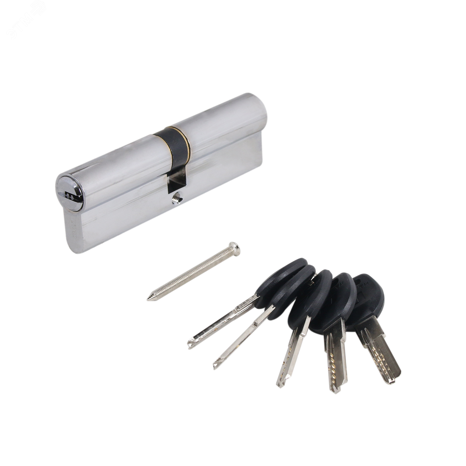 Изображение товара Механизм цилиндровый для врезных замков, АЛЛЮР HD F 100-5К CP(45х10х45) хром (шт)