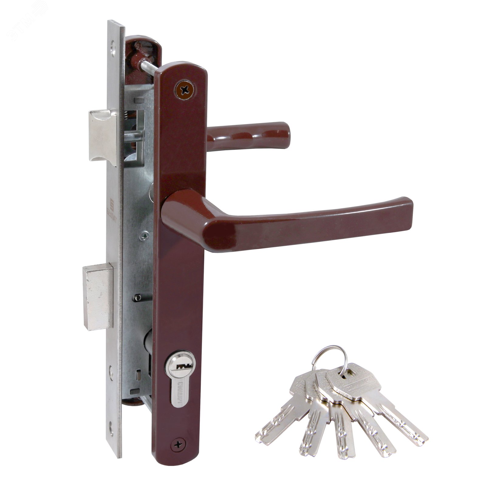 Изображение товара Замок врезной БУЛАТ ЗВ4-1.25.01.8017 для калитки и дверей