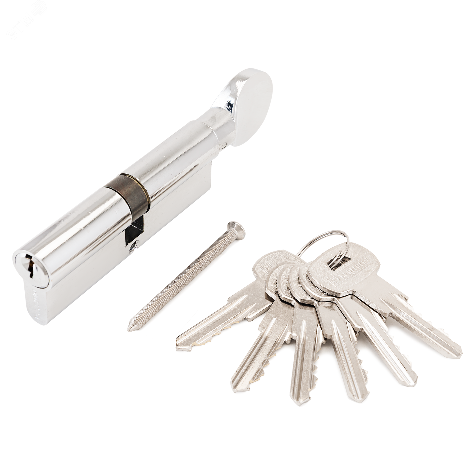 Изображение товара Механизм цилиндровый для врезных замков, АЛЛЮР A.G 80-6К CP хром (шт)