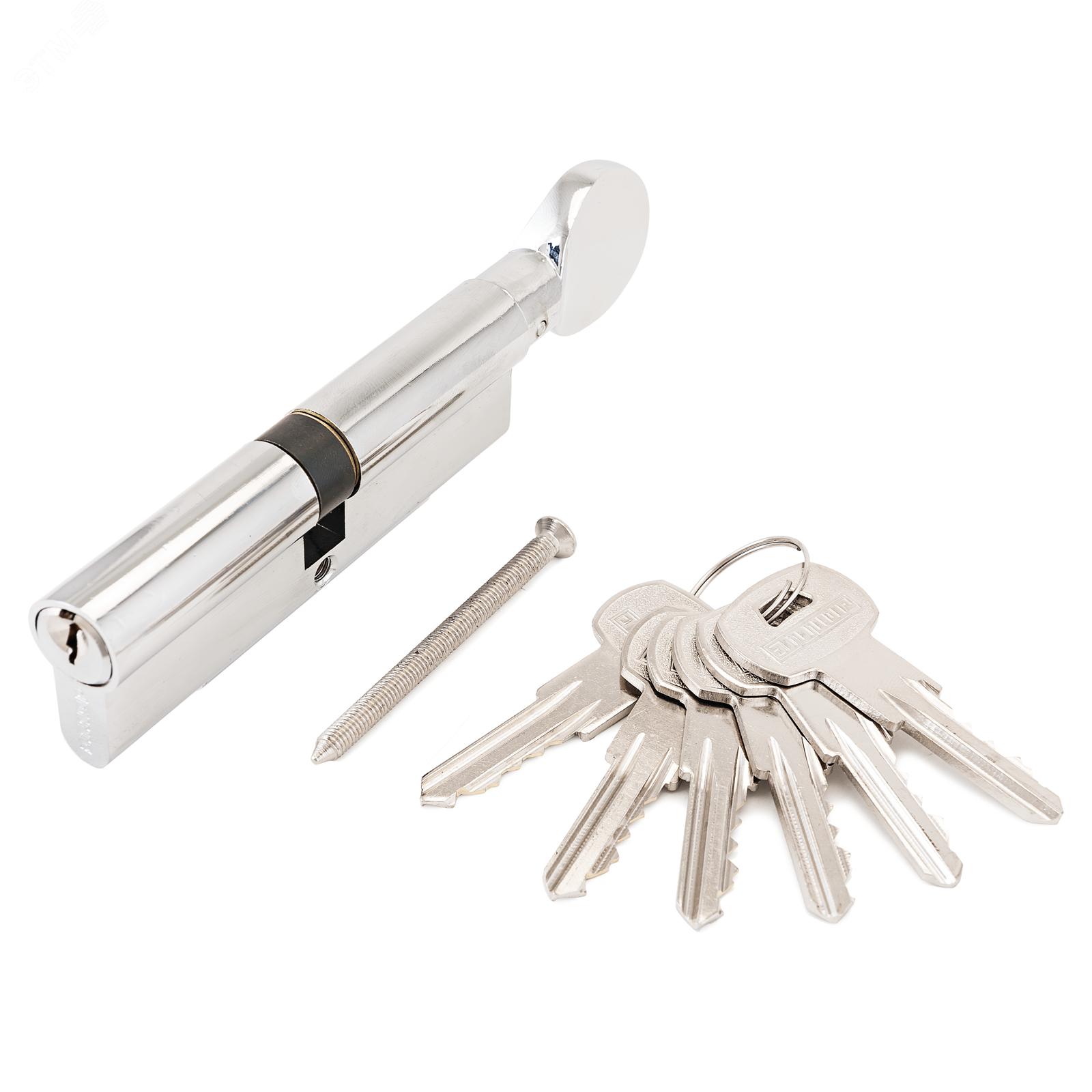 Изображение товара Механизм цилиндровый для врезных замков, АЛЛЮР A.G. 100-6К CP хром (шт)