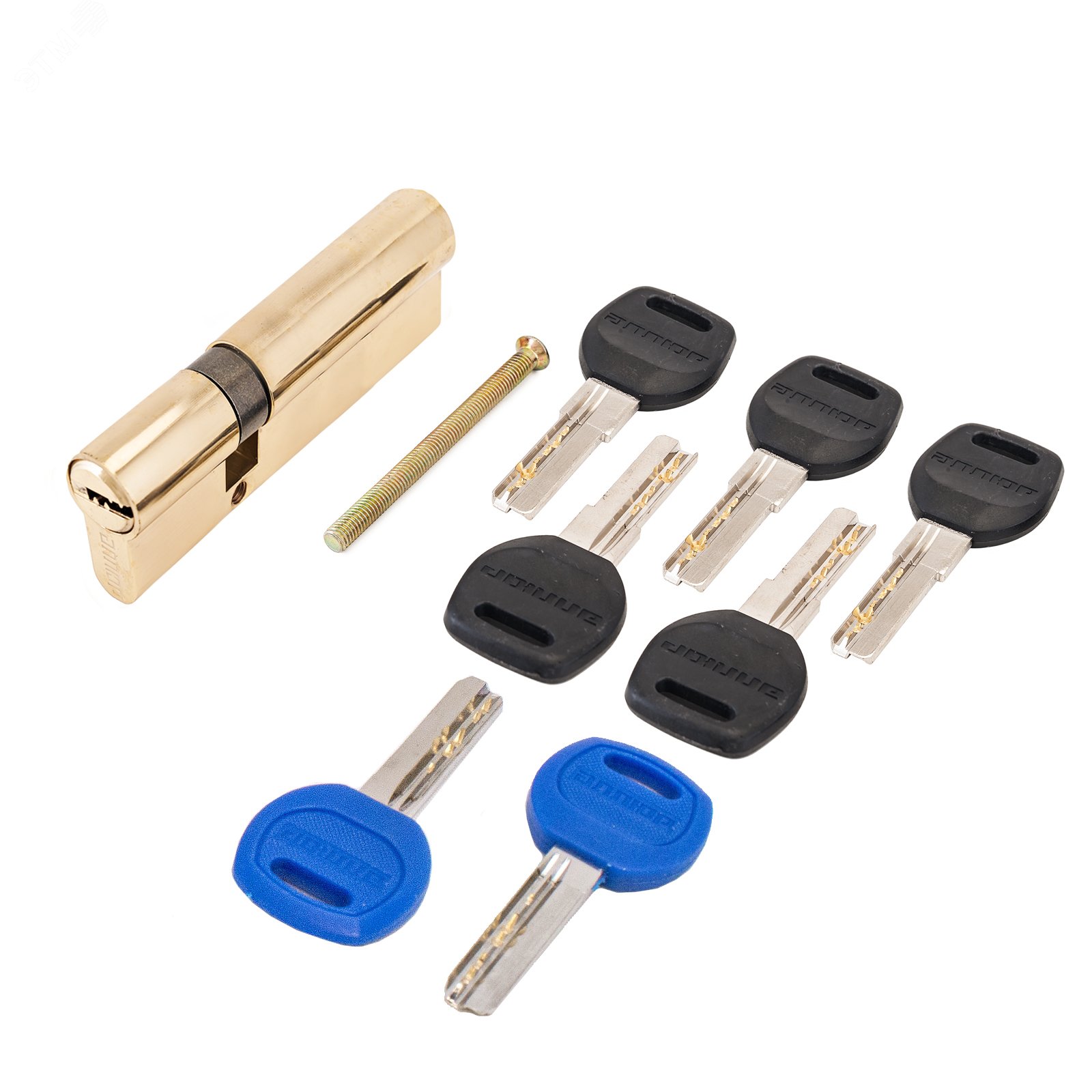 Изображение товара Механизм цилиндровый для врезных замков АЛЛЮР DL-01 90, золото, перекодировка