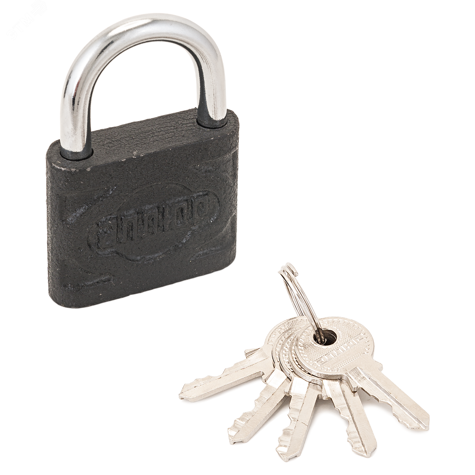 Изображение товара Замок навесной с цилиндровым механизмом секрета, АЛЛЮР ВС1Ч-4508 черный (шт)