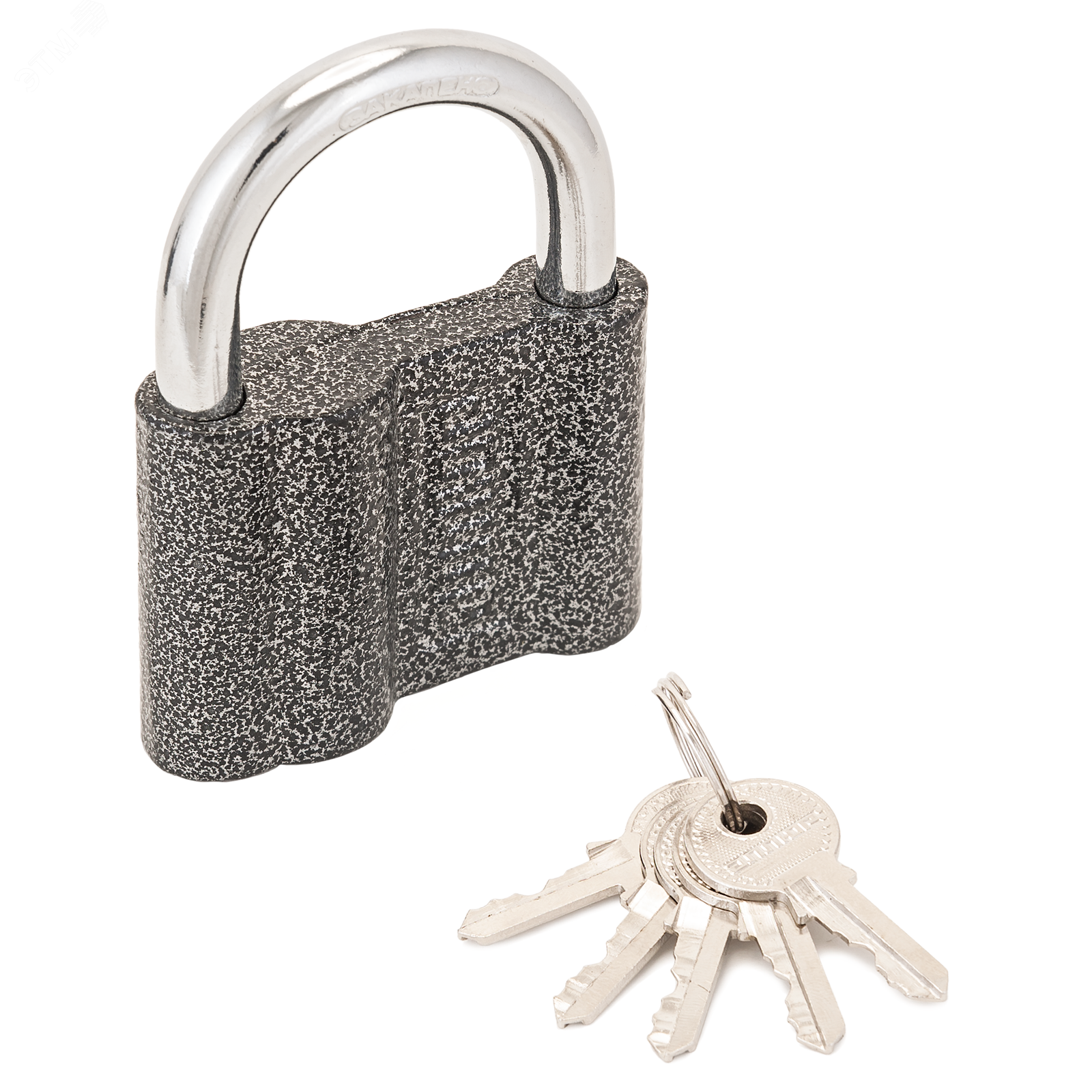 Изображение товара Замок навесной с цилиндровым механизмом секрета, АЛЛЮР ВС1Ч-480 серый (шт)