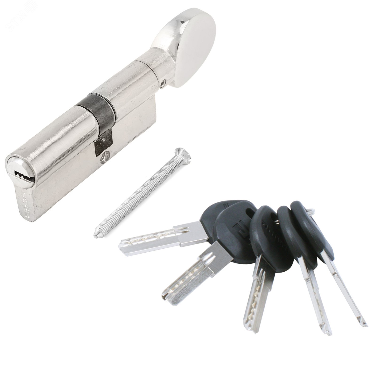 Изображение товара Механизм цилиндровый для врезных замков, АЛЛЮР HD FG 80-5К CP(30Gx10x40) хром (шт)