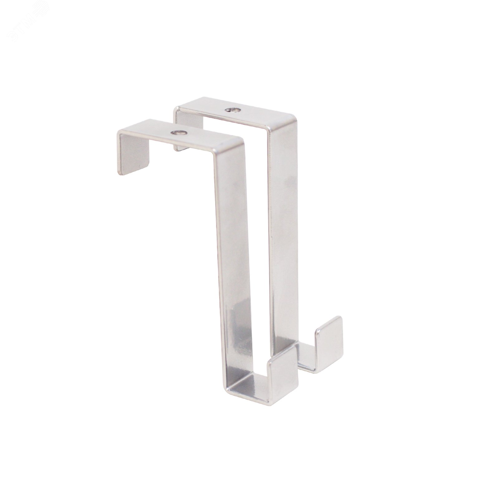 Изображение товара Крючки на дверь АЛЛЮР КДН-2 хром 20х40 мм комплект 2 шт