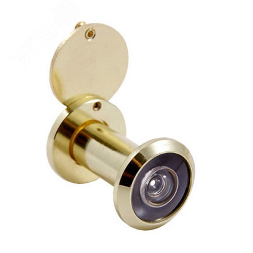 Изображение товара Дверной глазок для металлических и деревянных дверей 35-50мм АЛЛЮР ГДШ-2 БШт золото