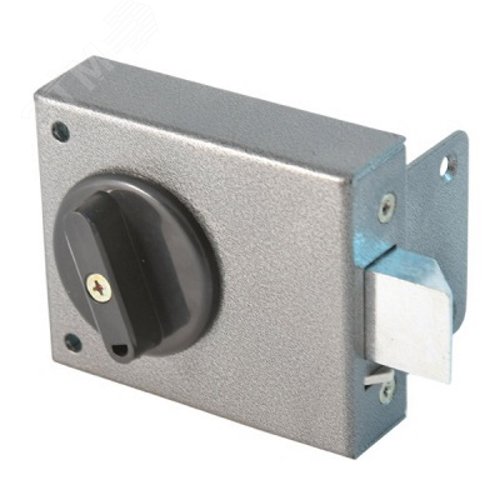 Изображение товара Замок накладной цилиндровый для деревянных дверей, АЛЛЮР ЗН2А серый (шт)