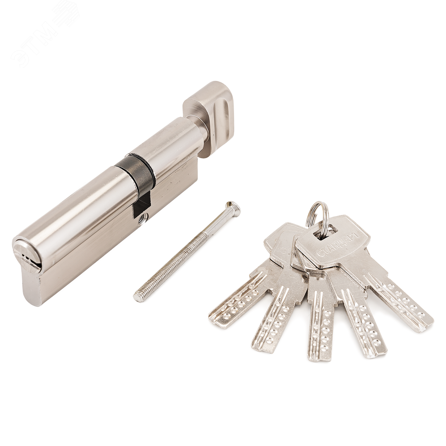 Изображение товара Механизм цилиндровый для врезных замков Стандарт F-02 90 хром надежный защита