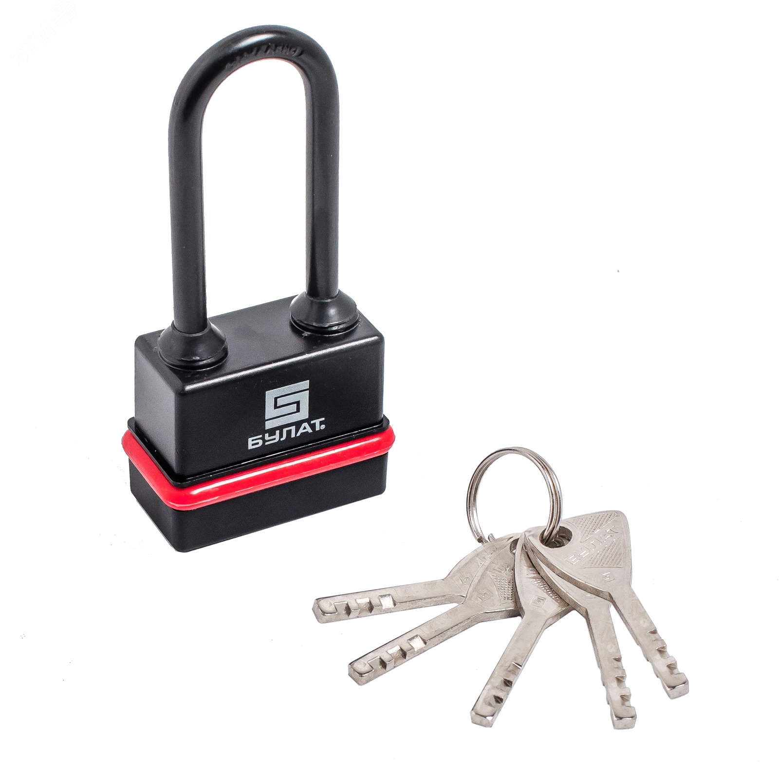 Изображение товара Замок навесной Булат ВС 3-Н55-01 ПЛ всепогодный 5кл. d=8мм (шт)
