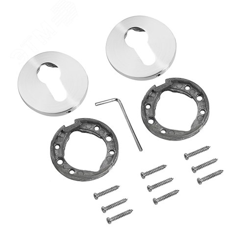 Накладка для ц/м АЛЛЮР АРТ ET-R9 SN(0280) мат.никель - фото 2