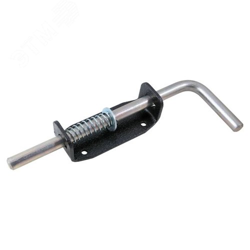 Засов Киров Секрет ЗД-15 250мм d-14мм гаражный  с пружиной (14) - фото 1