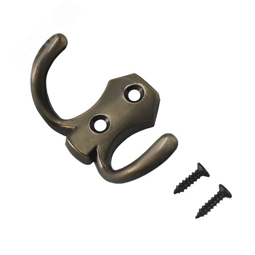 Крючок-вешалка StahlBuro 306 B AB ст. бронза - фото 1