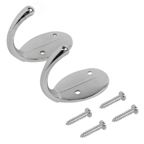 Крючок-вешалка  СТАНДАРТ 1089 CP хром - фото 2