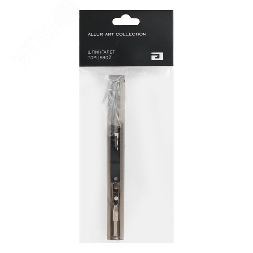 Шпингалет торцевой АЛЛЮР 01-160 SN мат. никель - фото 3
